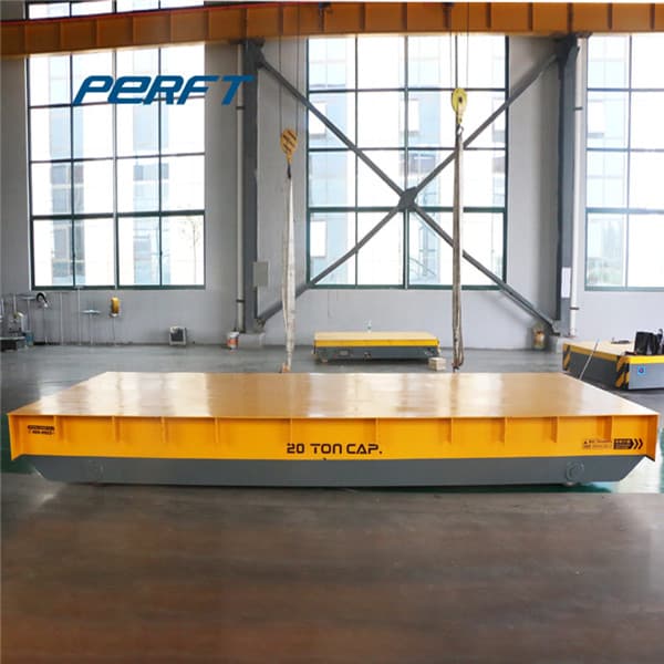 motorized rail cart with pp guardrail 30t
